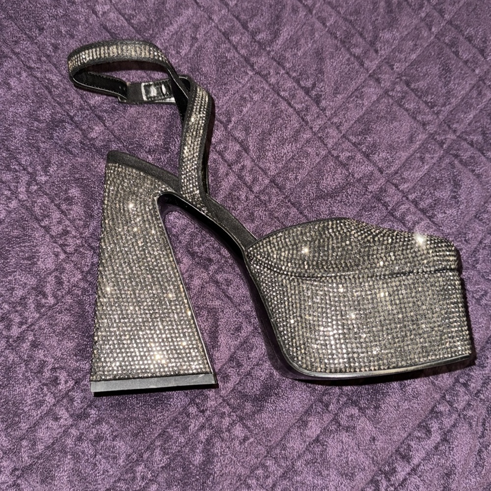 Azalea Wang Rhinestone Platforms - Picture 4 of 6